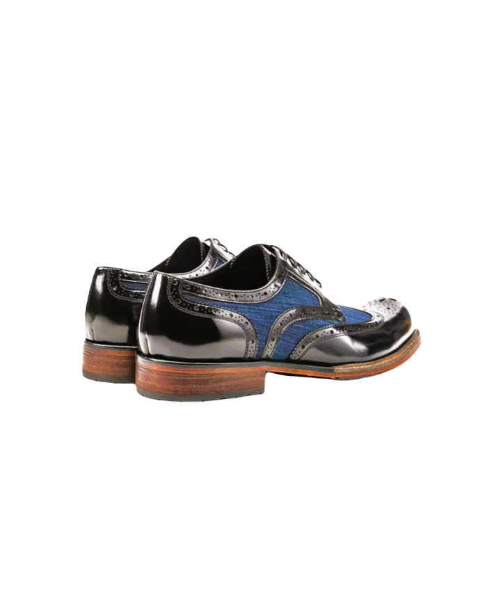 Danim Oxford Classic Shoes (Navy-Denim)