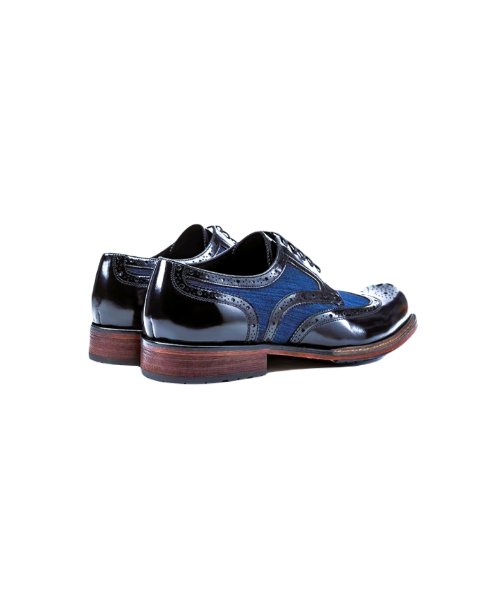 Danim Oxford Classic Shoes (Navy-Denim)