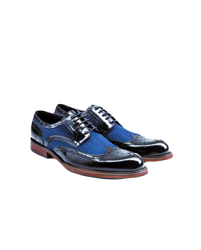 Danim Oxford Classic Shoes (Navy-Denim)