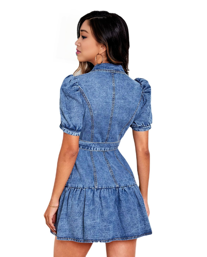 Danim Street Babe Denim Dress (Indigo)