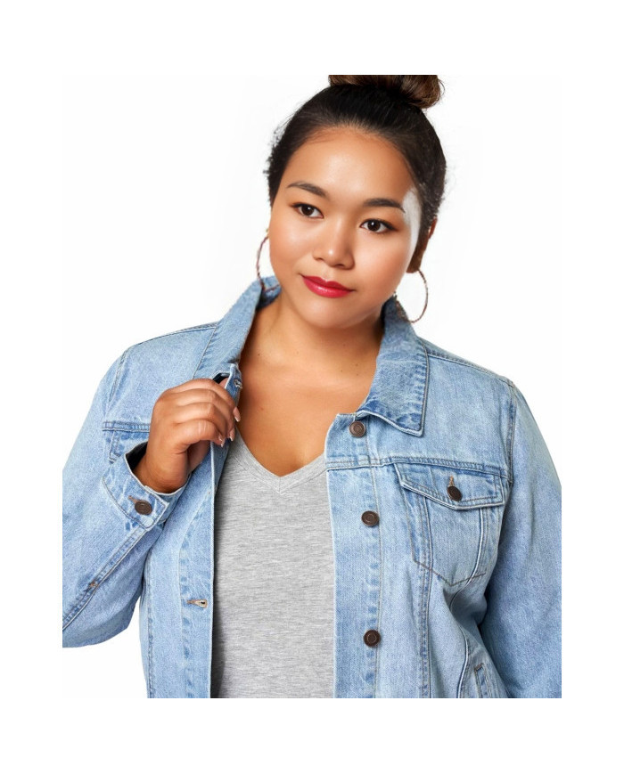 Danim Lily Denim Women Jacket (Light-Blue)