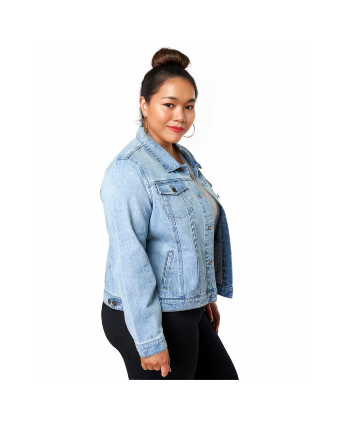Danim Lily Denim Women Jacket (Light-Blue)