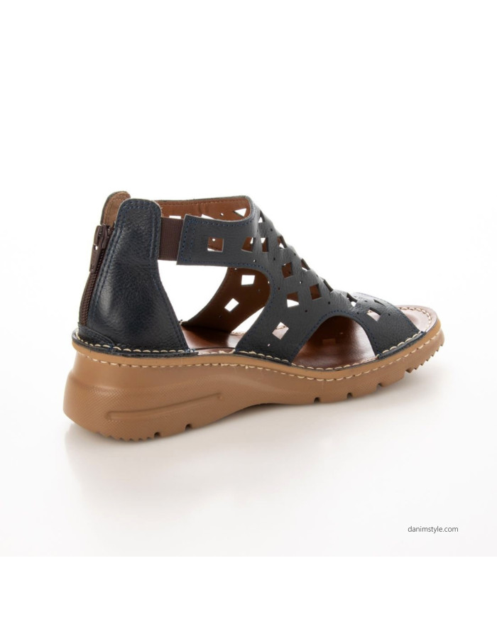 Danim Ladies Semi Heel (Black)