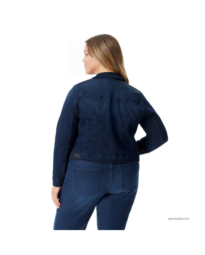 Danim Mario Denim Ladies Jacket, (Dark-Blue)