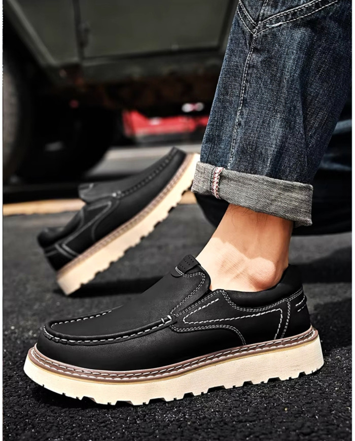 Danim Casual Gent's Loafer, (Black)