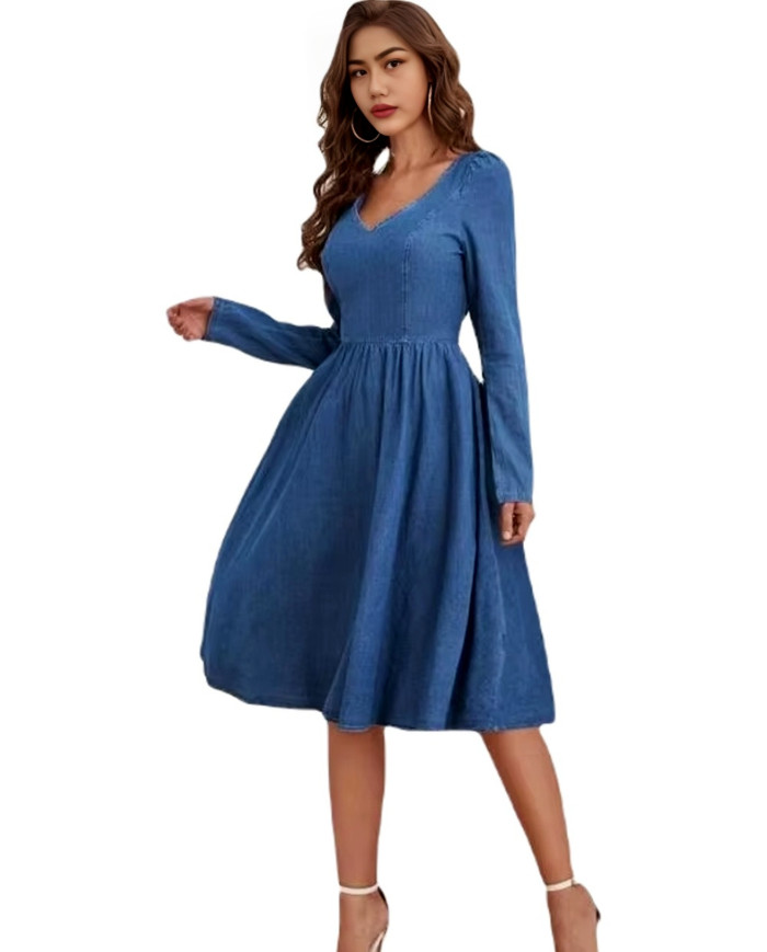 Danim Casual Woman Maxi Dress (Navy)