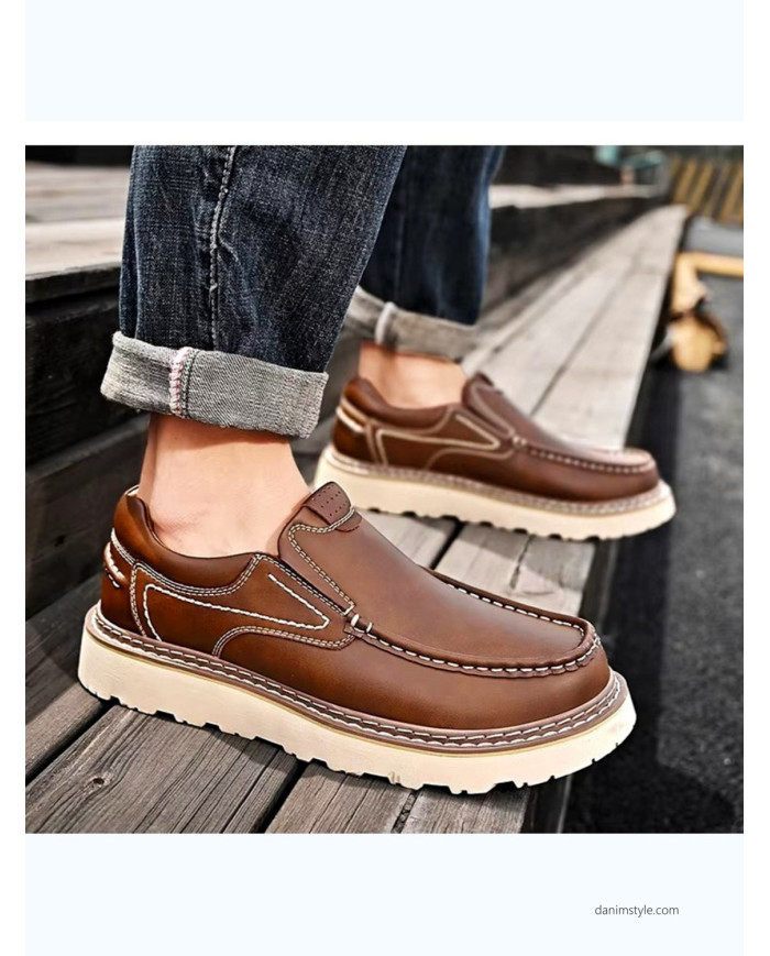 Danim Casual Gent's Loafer, (Brown)