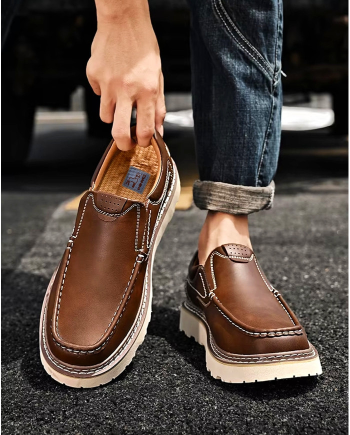 Danim Casual Gent's Loafer, (Brown)