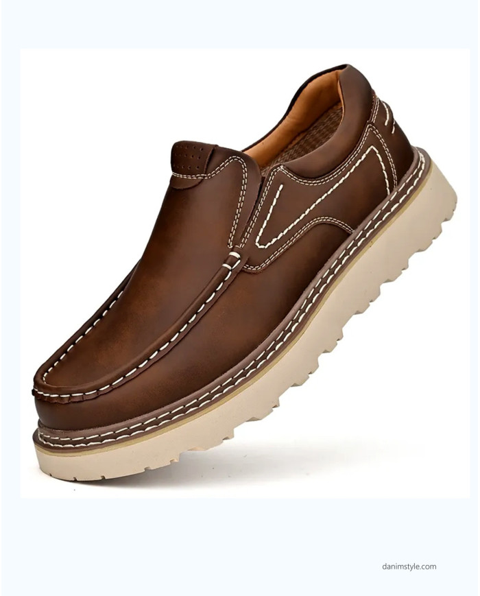 Danim Casual Gent's Loafer, (Brown)