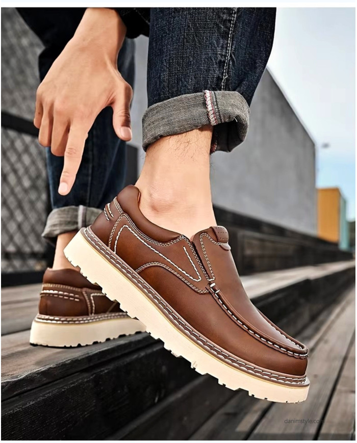 Danim Casual Gent's Loafer, (Brown)