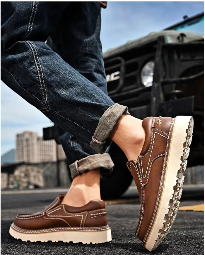 Danim Casual Gent's Loafer, (Brown)