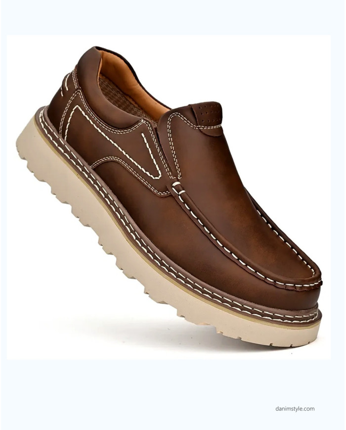 Danim Casual Gent's Loafer, (Brown)