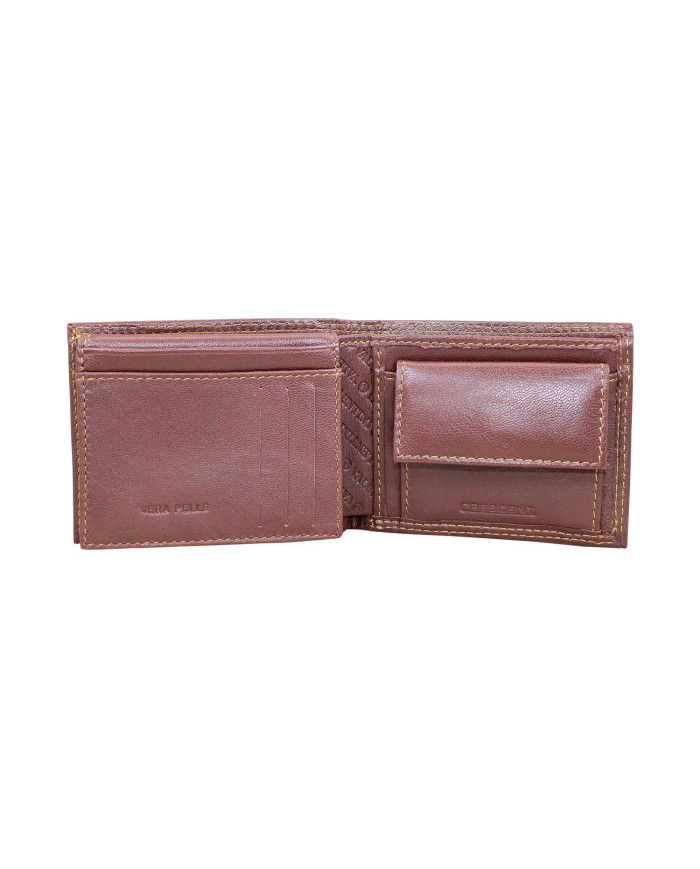 Crescent Gent's Wallet (Brown)