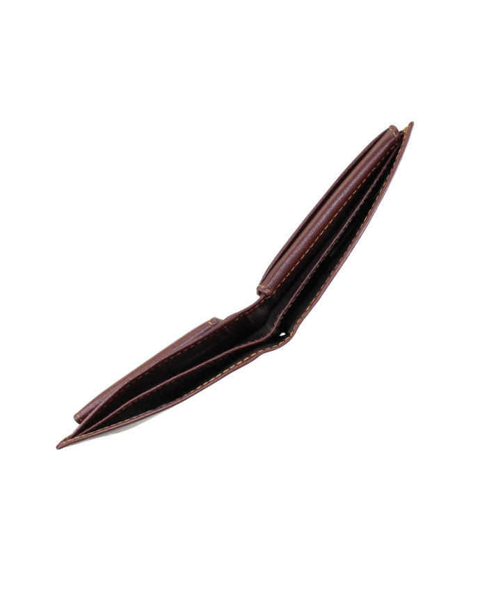 Crescent Gent's Wallet (Brown)