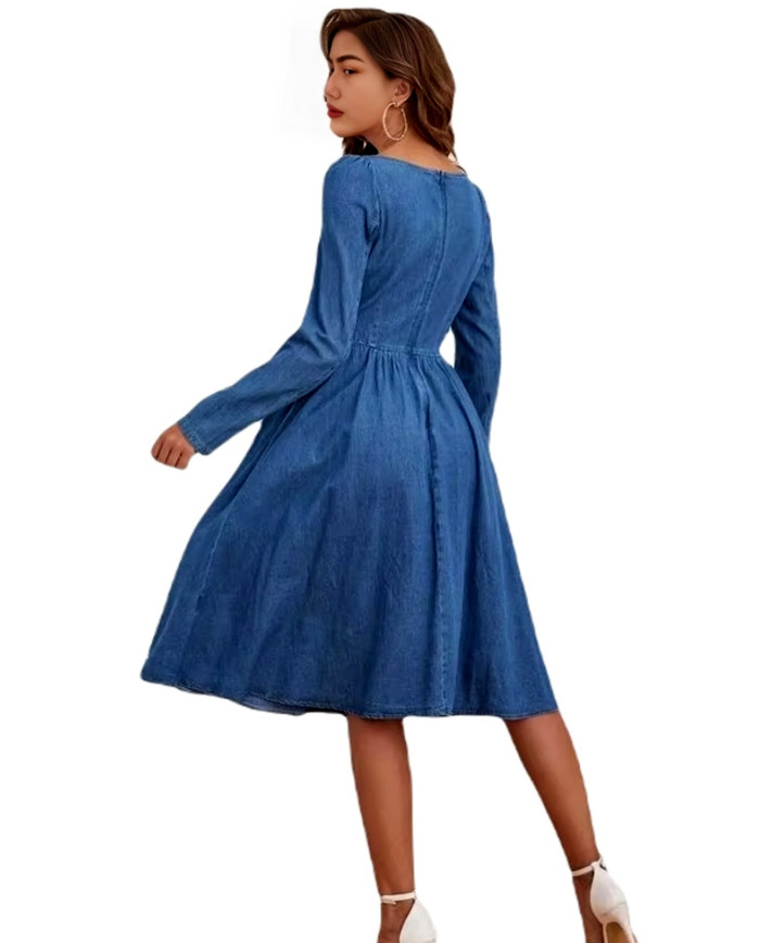 Danim Casual Woman Maxi Dress (Navy)