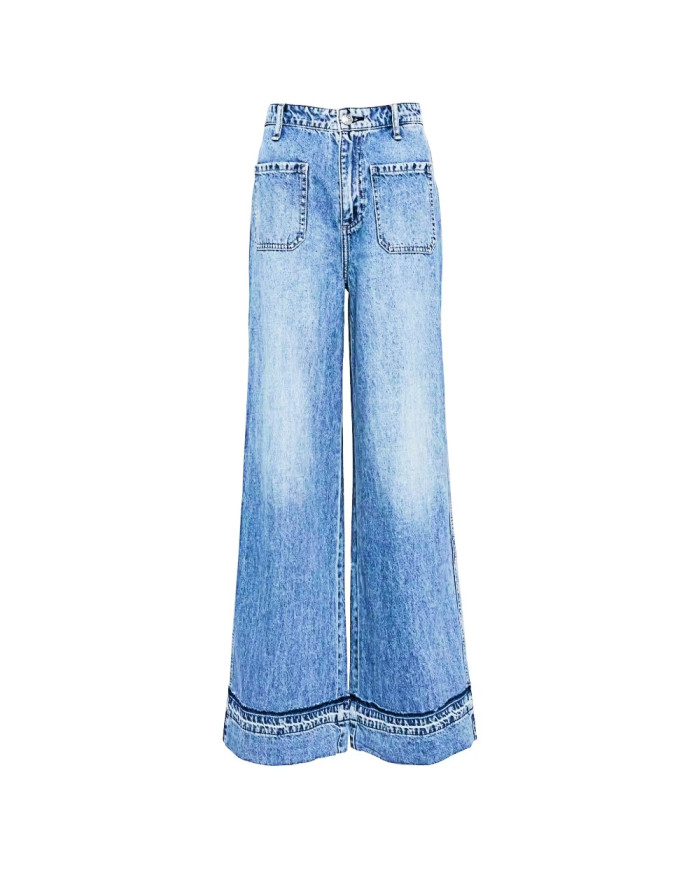 Danim Ladies Denim  Vintage  Skirts, (Light-Blue)