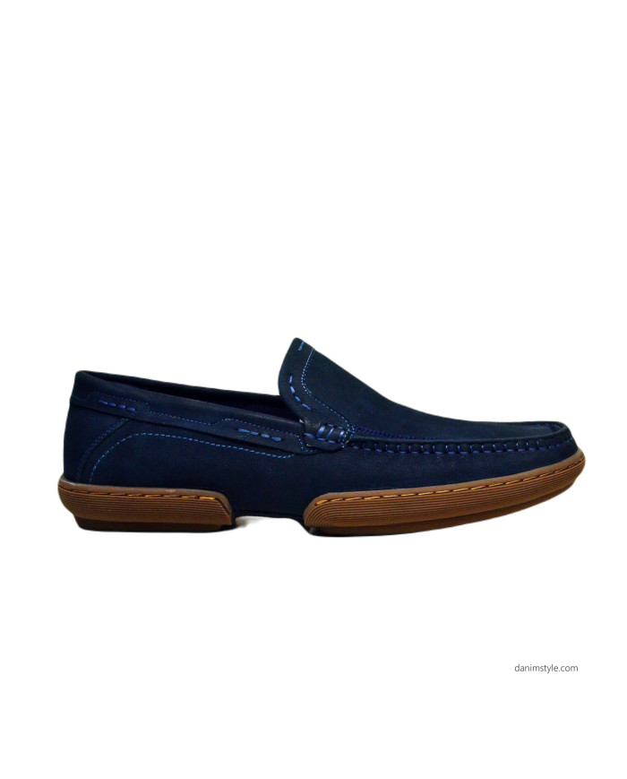 Danim ZARI Casual Gent's Loafer, (Drak-Blue)