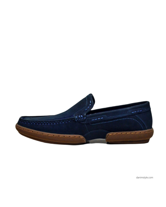 Danim ZARI Casual Gent's Loafer, (Drak-Blue)