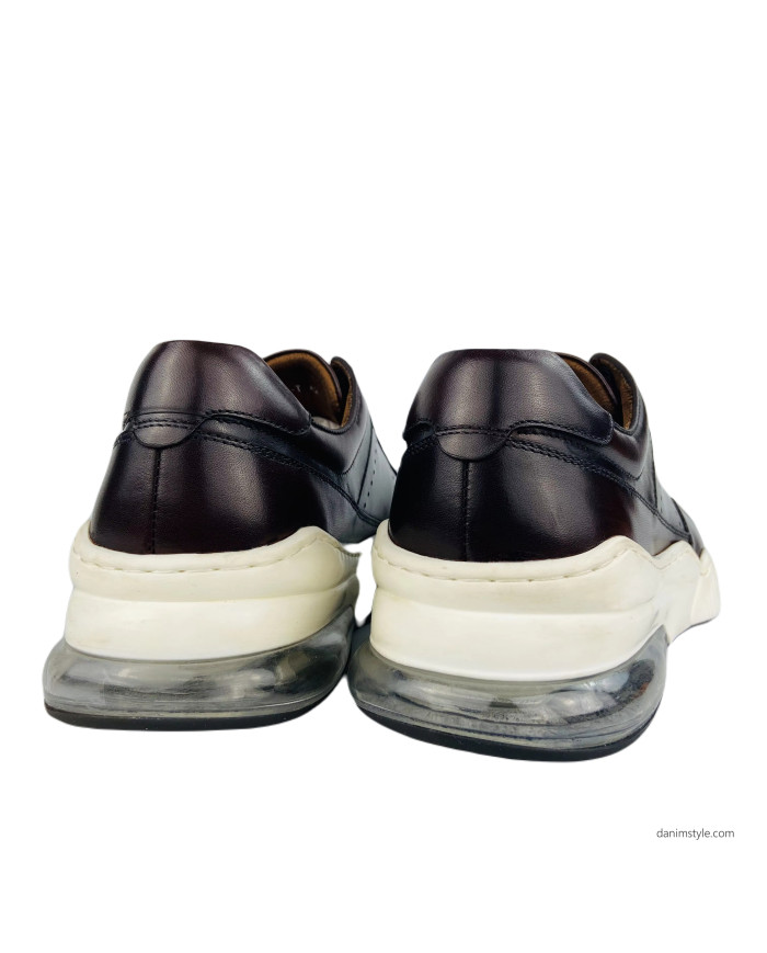 Danim ZARI Formal Gent's Sneakers Shoes (Coffee)