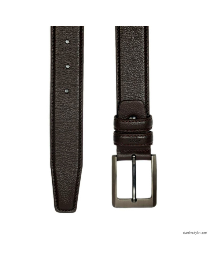 Danim Pure Leather Men Belt, (Brown)