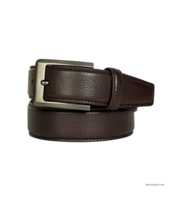 Danim Pure Leather Men Belt, (Brown)