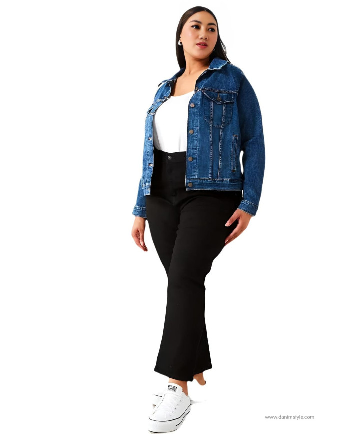 Danim Mario Denim Ladies Jacket, (Navy)