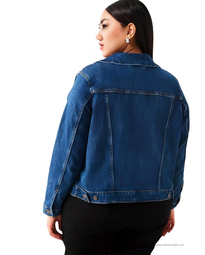 Danim Mario Denim Ladies Jacket, (Navy)