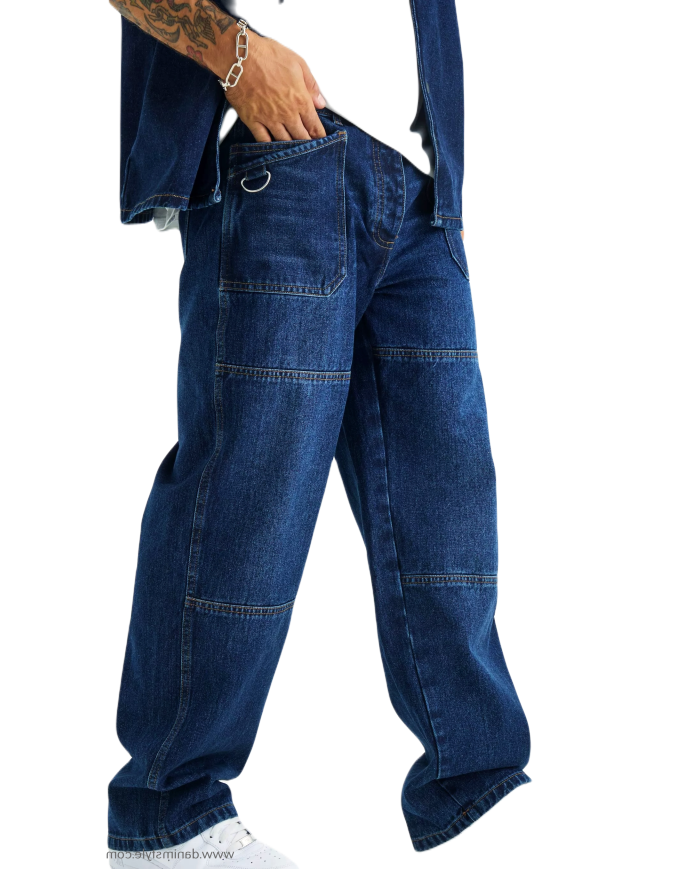 Danim Gent's  Denim Premium Pant's,  (Navy-Blue)