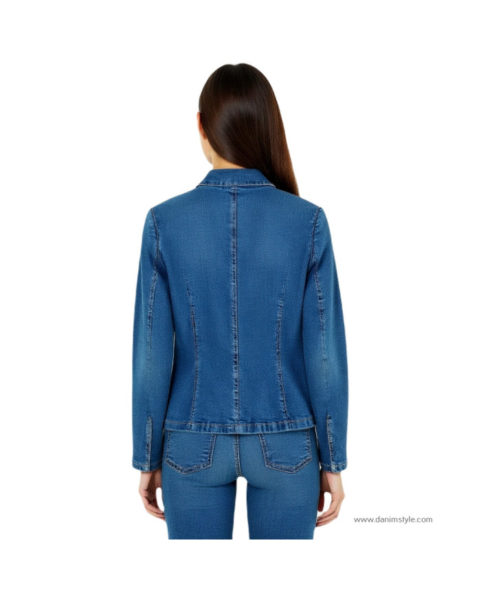 Danim ladies Denim Blazer (Navy-Blue)