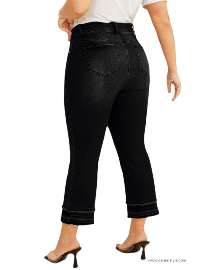 Danim Ladies Jeans Pants (Navy-Blue)