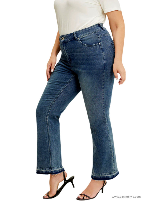 Danim Ladies Jeans Pants (Navy-Blue)