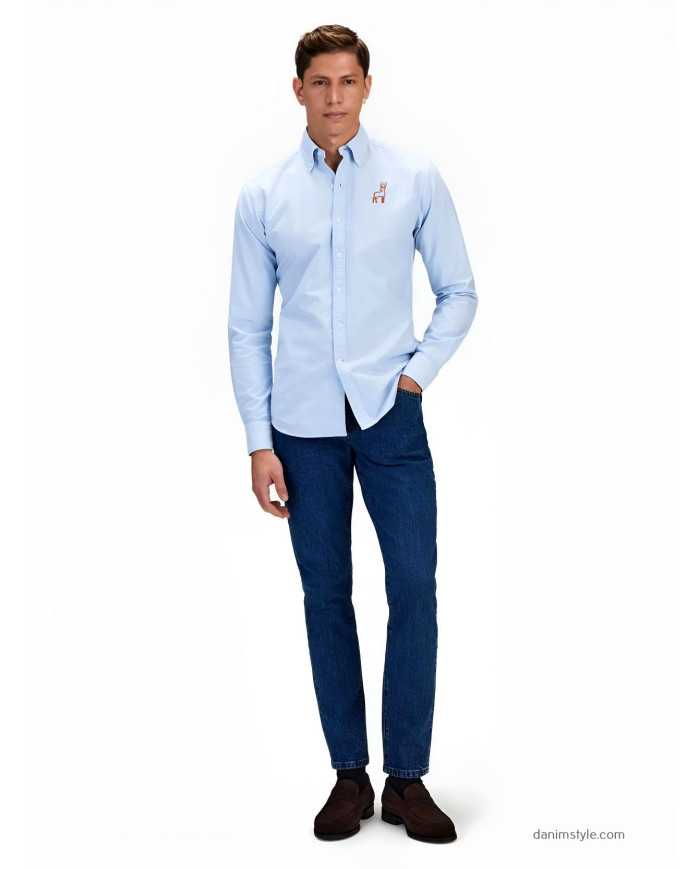 Danim Oxpord Men Classic (Sky-Blue)