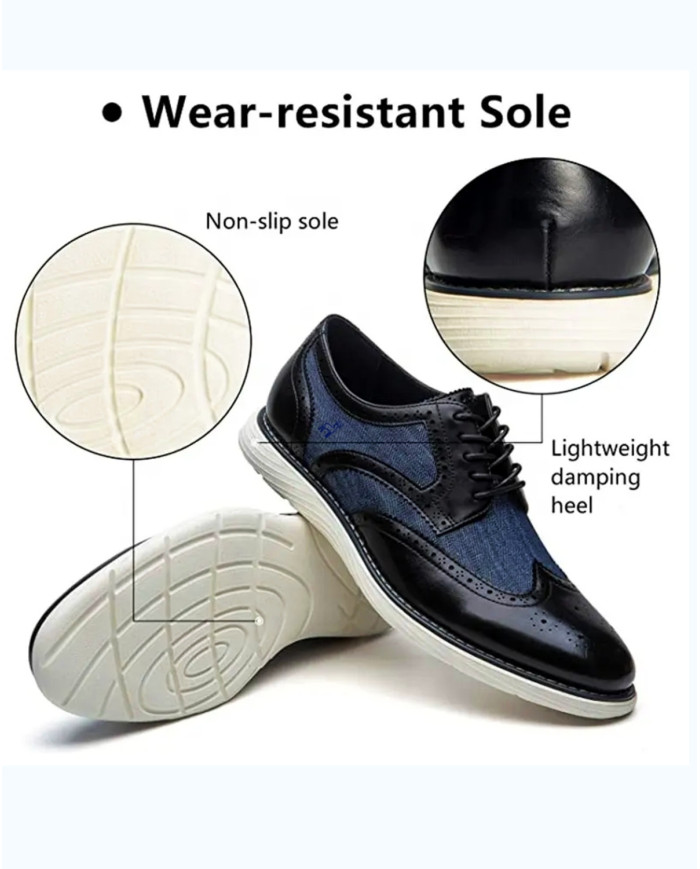 Danim Oxford Runner Shoes (Black)