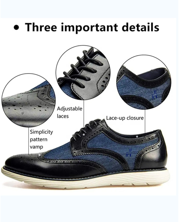 Danim Oxford Runner Shoes (Black)