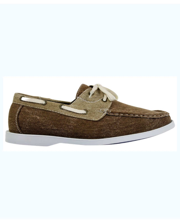 Danim Leather Gent's Denim Loafer (Brown)