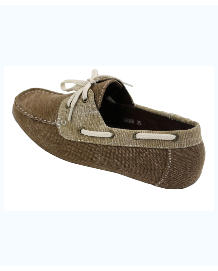 Danim Leather Gent's Denim Loafer (Brown)