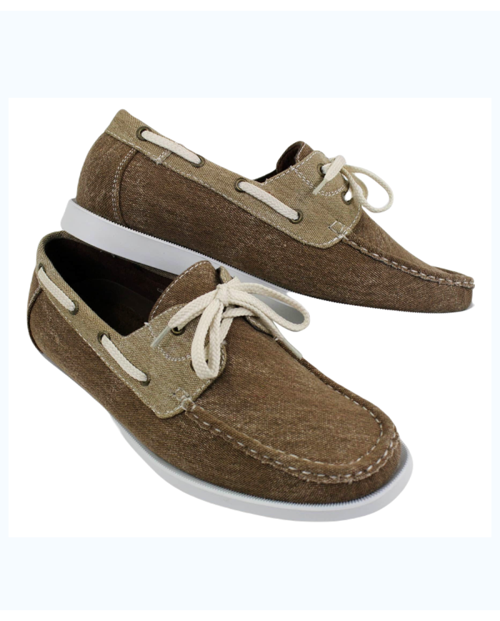 Danim Leather Gent's Denim Loafer (Brown)