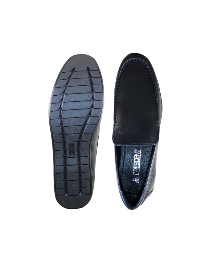 Crescent Premium Gent's Loafer, (Black)