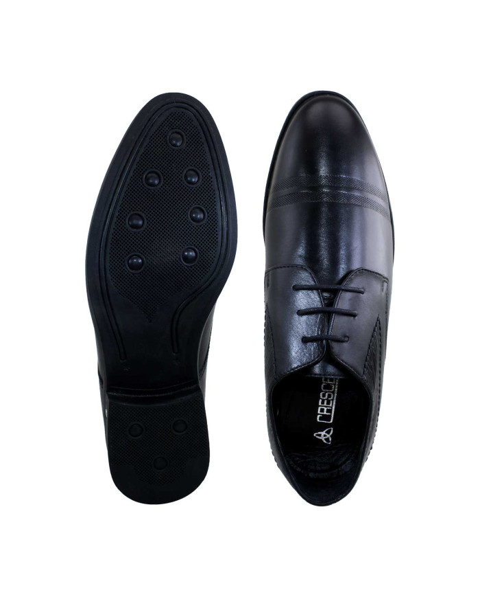 Crescent Gents Formal Shoe,(Black)