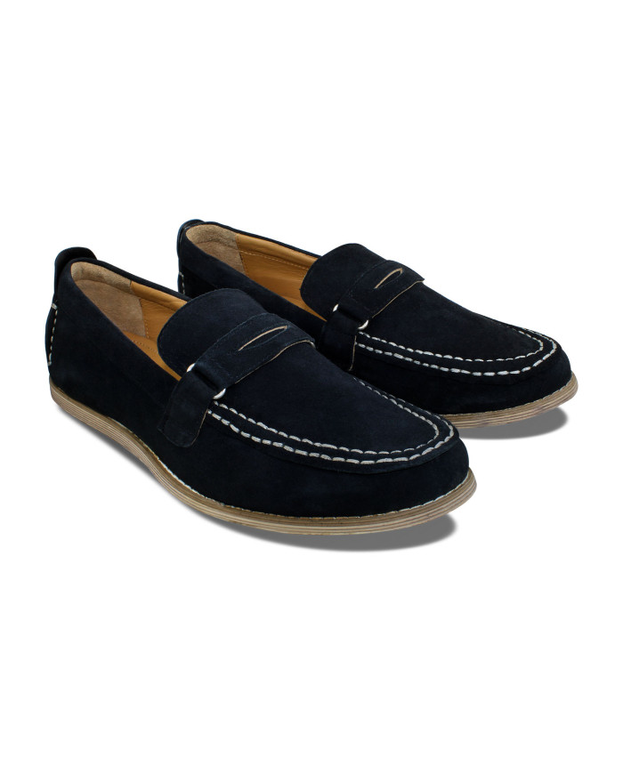 Crescent Steep Gents Loafer,(Black)