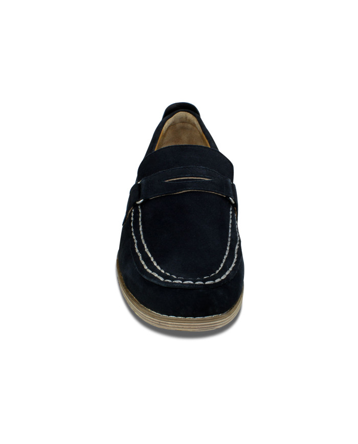 Crescent Steep Gents Loafer,(Black)