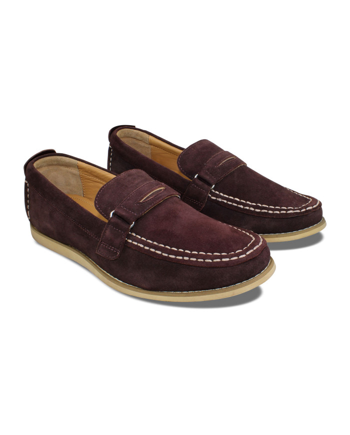 Crescent Steep Gents Loafer, (Brown)