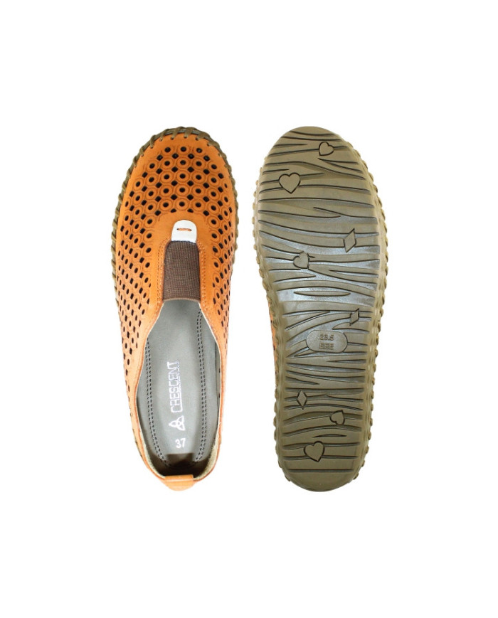 Crescent Ladies Shoes (Camel)