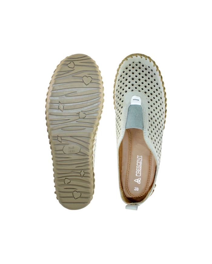 Crescent Ladies Shoes (Gray)