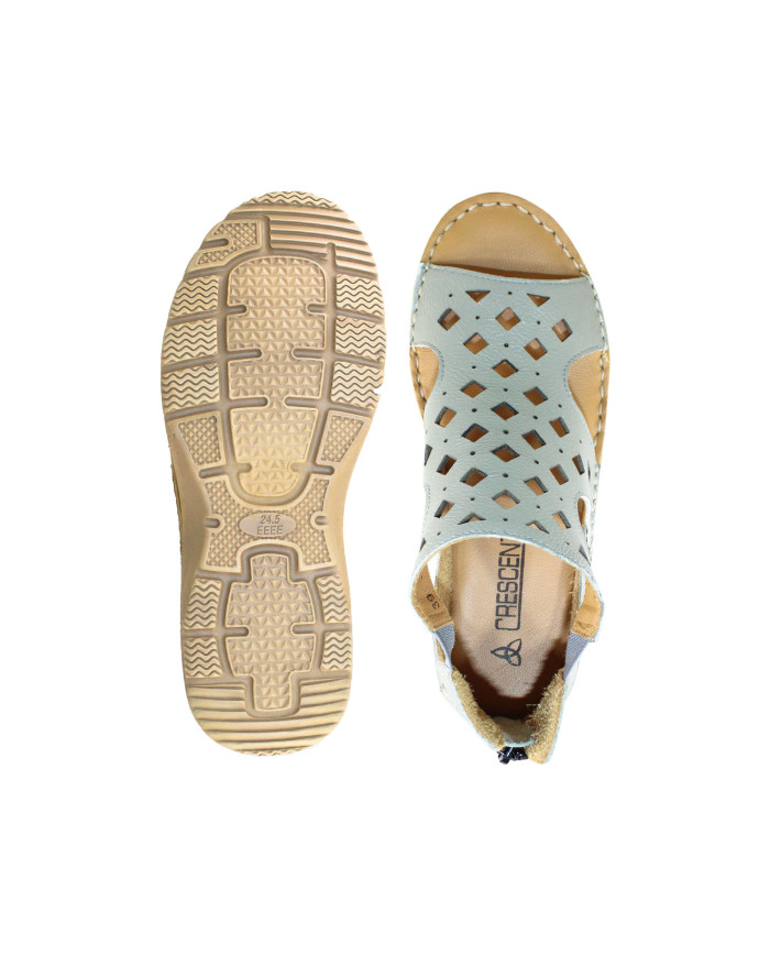 Crescent Ladies Semi Heel (Gray)