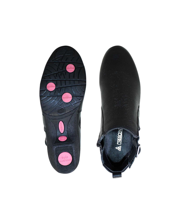 Danim Ladies Street Heel (crescent-Black)