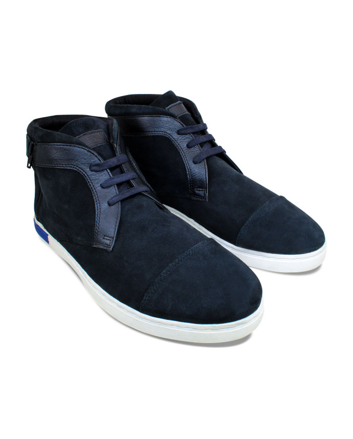 Crescent Casual Gen's Shoes (Drak-Blue)