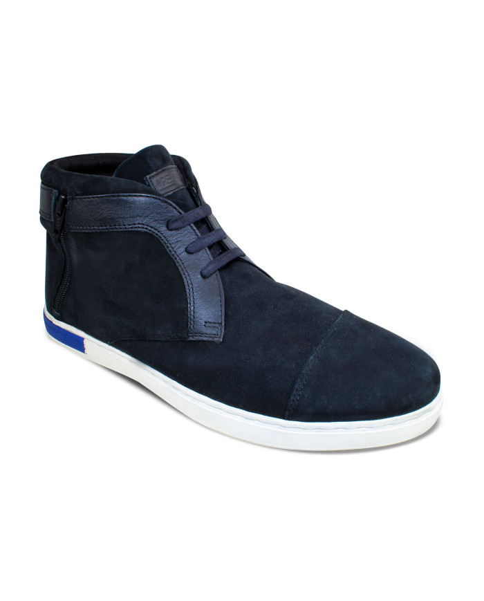 Crescent Casual Gen's Shoes (Drak-Blue)